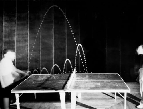 1941. Un giocatore ungherese di ping-pong nello studio di Gjon Mili