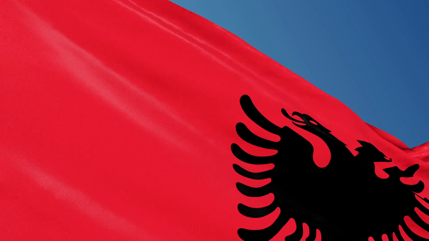 Bandiera Albanese identità albanese Albania Sociale aziende albanesi