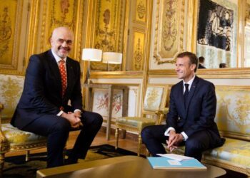Edi Rama e Emmanuel Macron