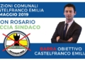 Emilian Stafa, candidato con la lista civica "Obiettivo Castelfranco Emilia"