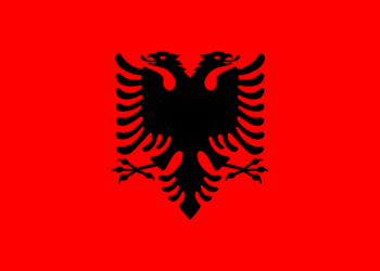 Bandiera Albanese Albania