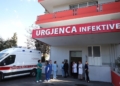Reparto delle malattie infettive a Tirana, Albania