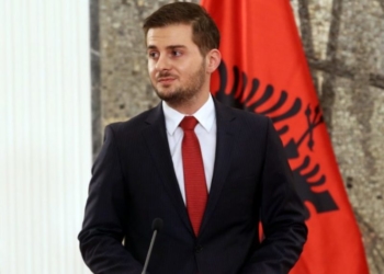 Gent Cakaj, ministro ad interim per l'Europa e gli affari esteri dell'Albania