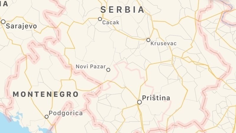 Mappa Kosovo