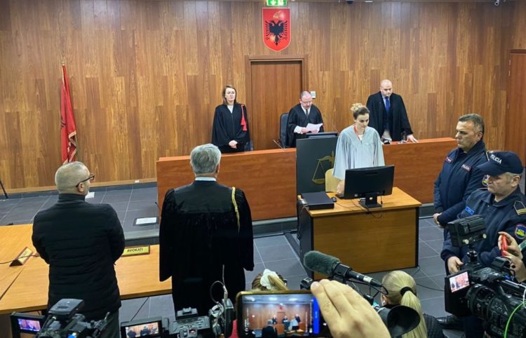 La Corte d'appello albanese emettendo la sua sentenza su Saimir Tahiri