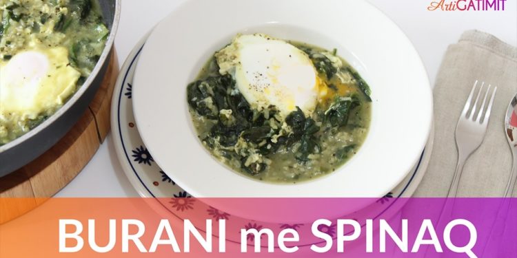 La ricetta di Burani, riso al forno con spinaci, carne e uova